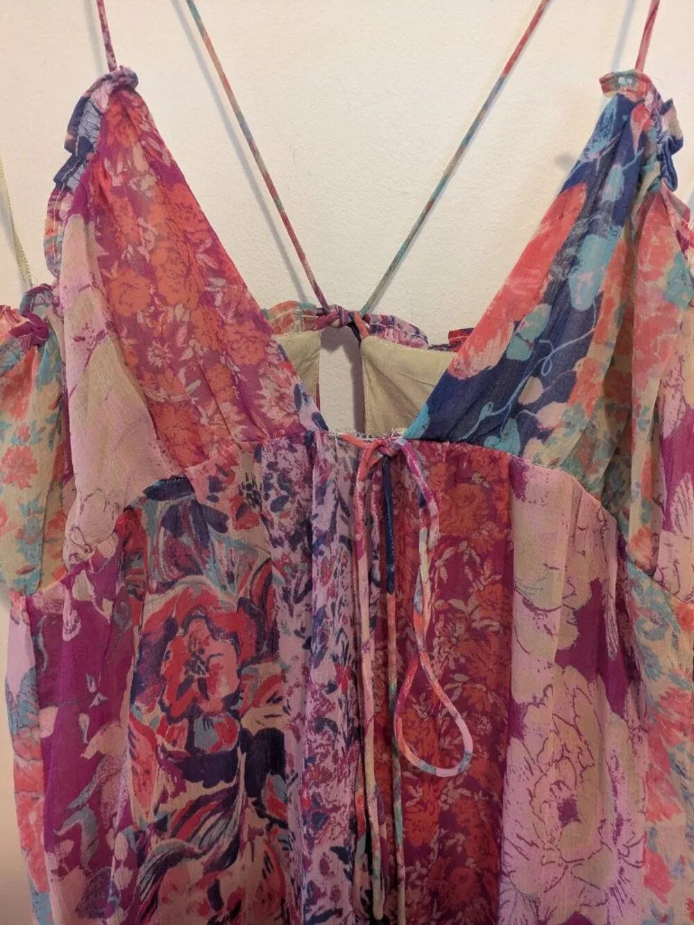 Free People Pink All The Pretty Things Tunic Slip Dress - Picture 3 of 16